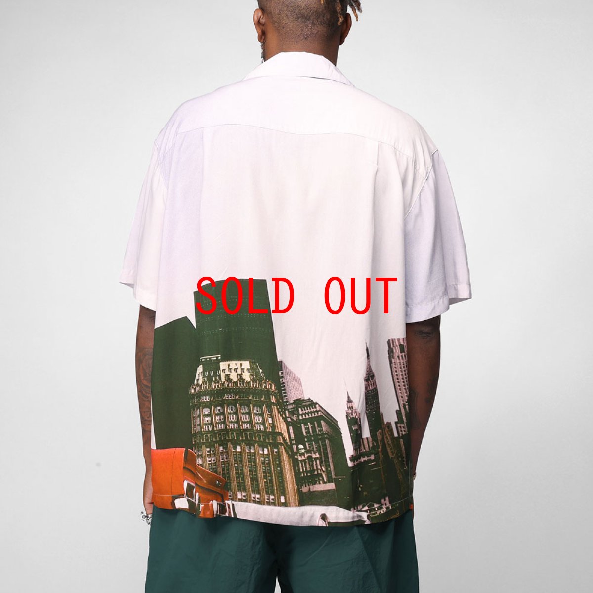 画像2: Old New York -60s WTC- S/S Open Colar Shirt オールド ニューヨーク 半袖 開襟 シャツ (2)