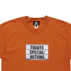 画像2: Today's Special S/S Tee 半袖 Tシャツ Burnt Orange (2)