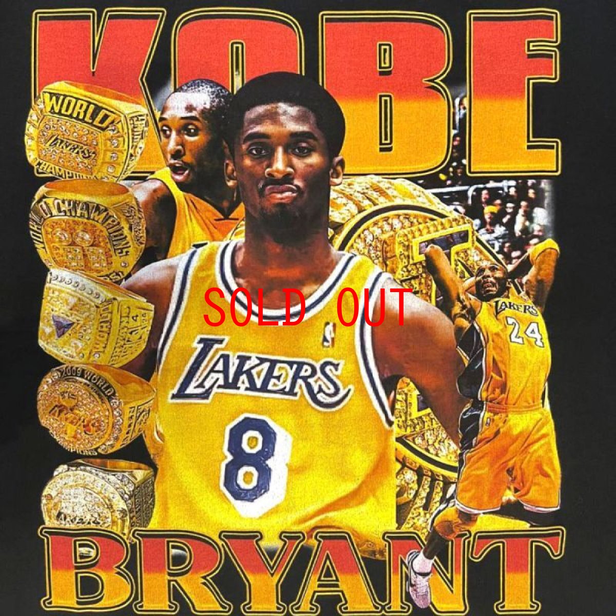 画像6: Kobe Bryant S/S Music Rap Tee 半袖 コービーブライアント ヘヴィーウェイト ミュージック Tシャツ (6)
