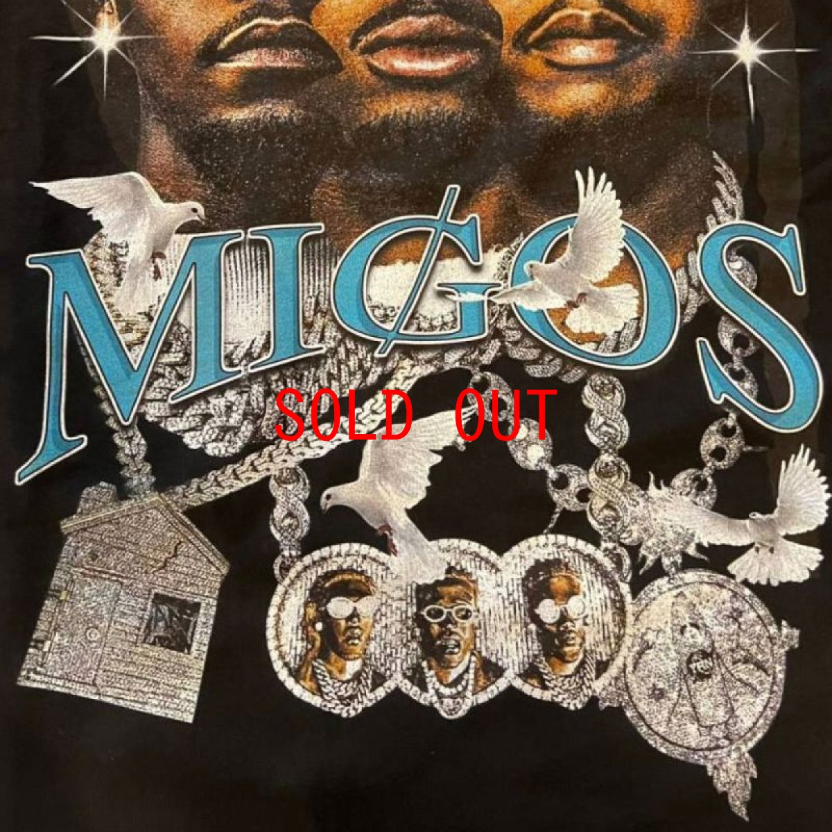 画像7: Migos Culture III S/S Music Rap Tee 半袖 ミーゴス ヘヴィーウェイト ミュージック Tシャツ (7)