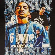 画像3: Nipsey Hussle S/S Music Rap Tee 半袖 二プシーハッスル ヘヴィーウェイト ミュージック Tシャツ (3)