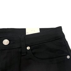 画像7: Slim Fit Black Denim Pants スリム フィット ブラック ジーンズ デニム パンツ (7)