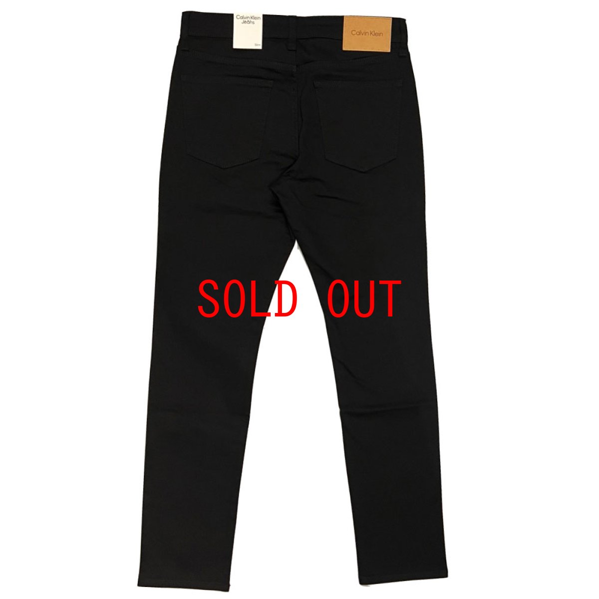 画像4: Slim Fit Black Denim Pants スリム フィット ブラック ジーンズ デニム パンツ (4)