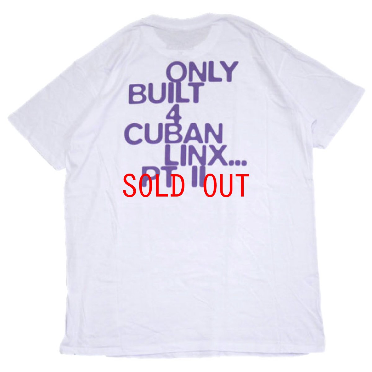 画像4: Raekwon S/S The Cassette "Only Built 4 Cuban Linx" Official Rap Tee WU-Tang Clan ウータン クラン レイクウォン 半袖 Tシャツ (4)