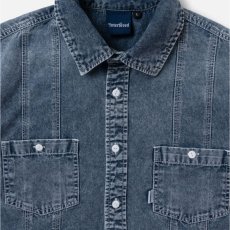 画像5: Washed Denim Island Shirt 半袖 デニム キューバ シャツ (5)