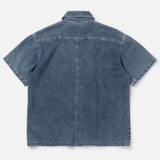 画像3: Washed Denim Island Shirt 半袖 デニム キューバ シャツ (3)