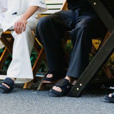 画像4: × Shaka XX-Packer Leather Slide Sandals シュリンク レザー スライド サンダル (4)