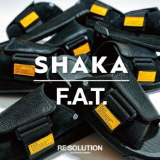 画像9: × Shaka XX-Packer Leather Slide Sandals シュリンク レザー スライド サンダル (9)