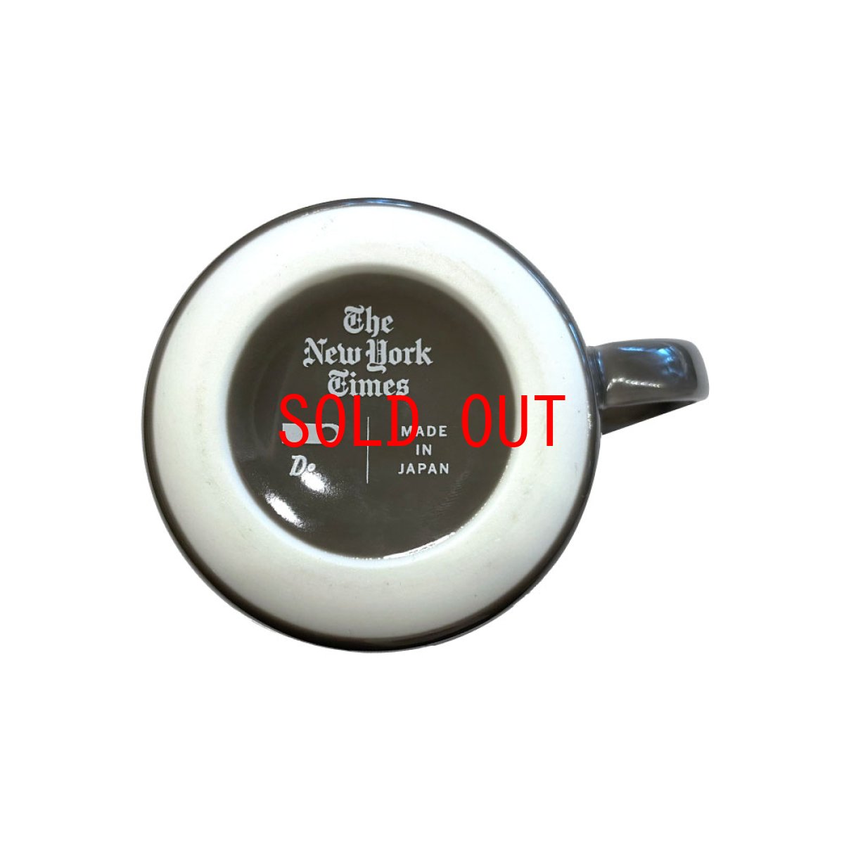 画像5: Porcelain T Logo Mug Cup White Grey マグカップ コップ (5)