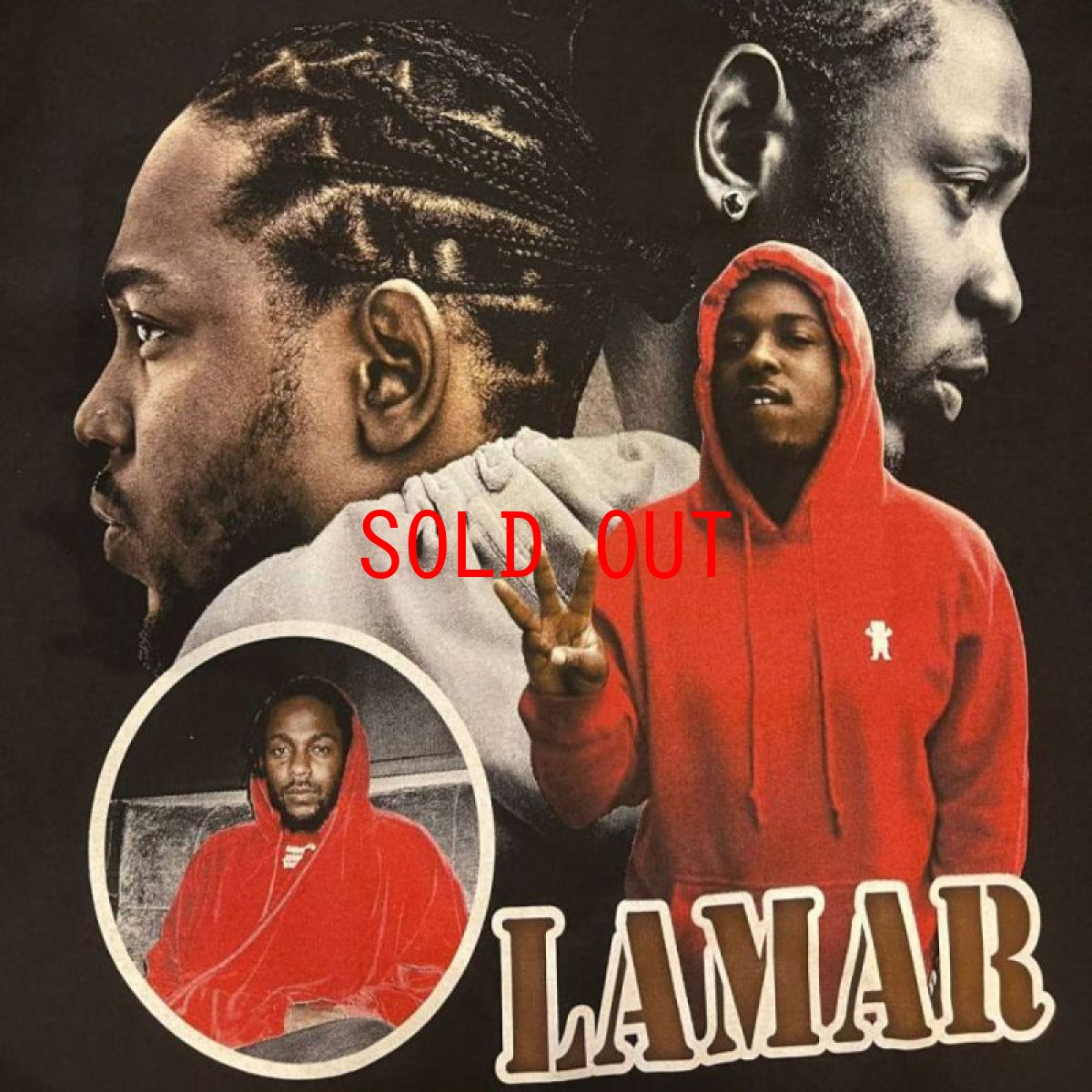 画像7:  Kendrick Lamar S/S Official Tee ケンドリック ラマー オフィシャル フォト 半袖 Tシャツ (7)