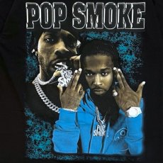 画像3: Music S/S Official Rap Tee Pop Smoke Photo オフィシャル ポップスモーク フォト 半袖 Tシャツ (3)