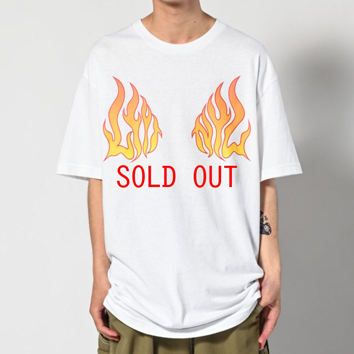 画像6: Flame S/S Tee 半袖 Tシャツ (6)