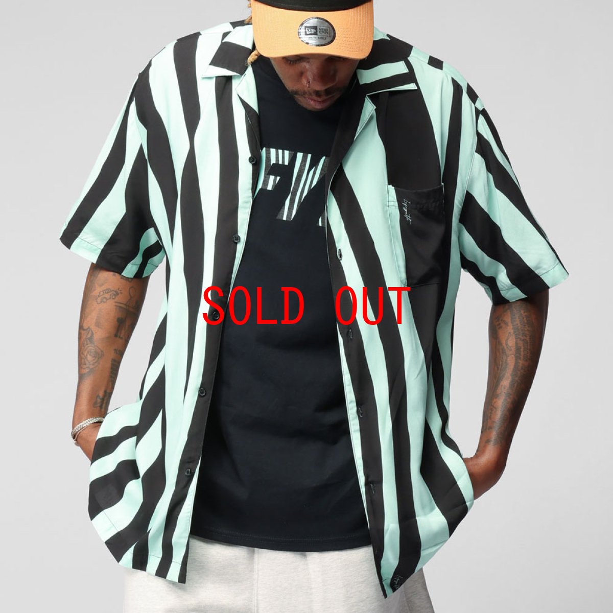画像7: Distorted Stripe S/S Shirt 半袖 シャツ (7)