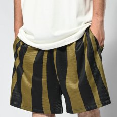画像3: Distorted Stripe Mesh Shorts メッシュ ショーツ (3)