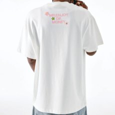 画像2: Colorful flowers embroidered S/S Tee ロゴ 半袖 Tシャツ (2)