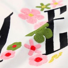 画像5: Colorful flowers embroidered S/S Tee ロゴ 半袖 Tシャツ (5)