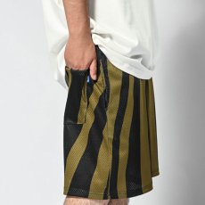画像9: Distorted Stripe Mesh Shorts メッシュ ショーツ (9)