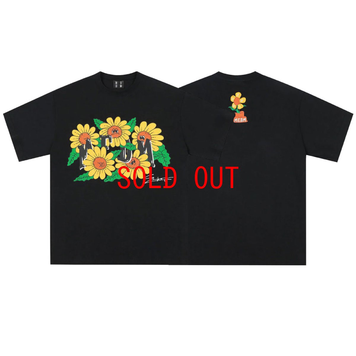 画像1: Sunflower Doll S/S Tee ロゴ 半袖 Tシャツ (1)