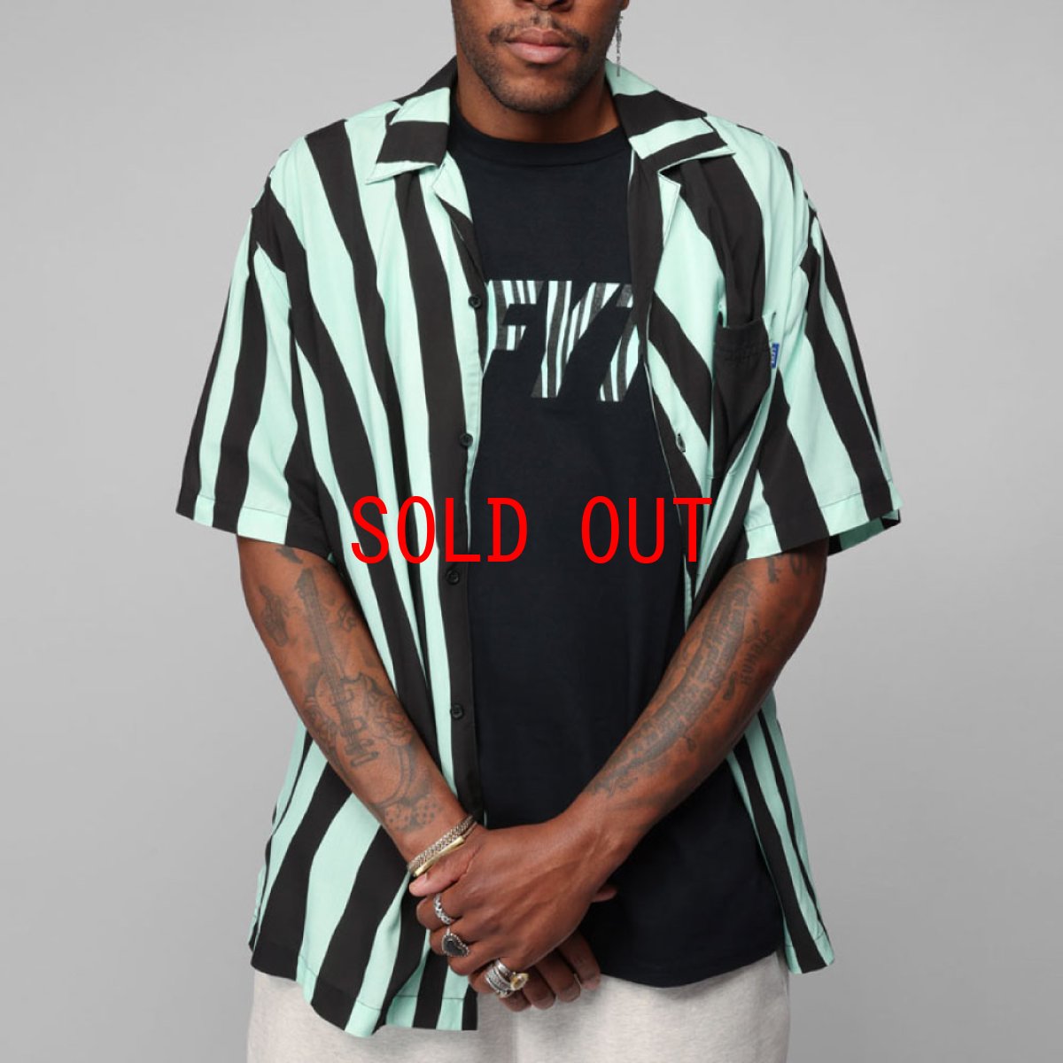 画像9: Distorted Stripe S/S Shirt 半袖 シャツ (9)