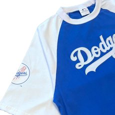 画像6: X Los Angeles Dodgers Script Logo Raglan S/S Tee ロサンゼルス ドジャース 半袖 ラグラン Tシャツ 公式 Official  (6)
