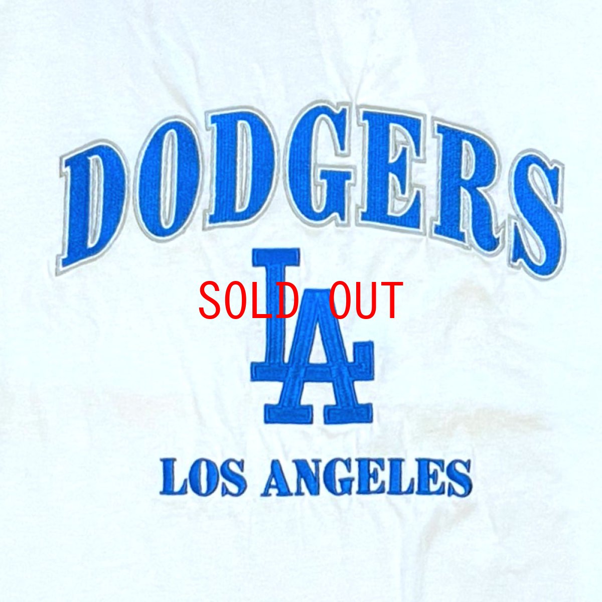画像7: X Los Angeles Dodgers  embroidery Logo S/S Tee ロサンゼルス ドジャース 半袖 刺繍 Tシャツ 公式 Official  (7)