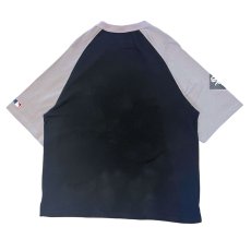 画像2: X Chicago White Sox Script Logo Raglan S/S Tee シカゴ ホワイトソックス 半袖 ラグラン Tシャツ 公式 Official  (2)