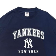 画像5: X New York Yankees embroidery Logo S/S Tee ニューヨーク ヤンキース 半袖 刺繍 Tシャツ 公式 Official  (5)