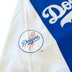 画像5: X Los Angeles Dodgers Script Logo Raglan S/S Tee ロサンゼルス ドジャース 半袖 ラグラン Tシャツ 公式 Official  (5)