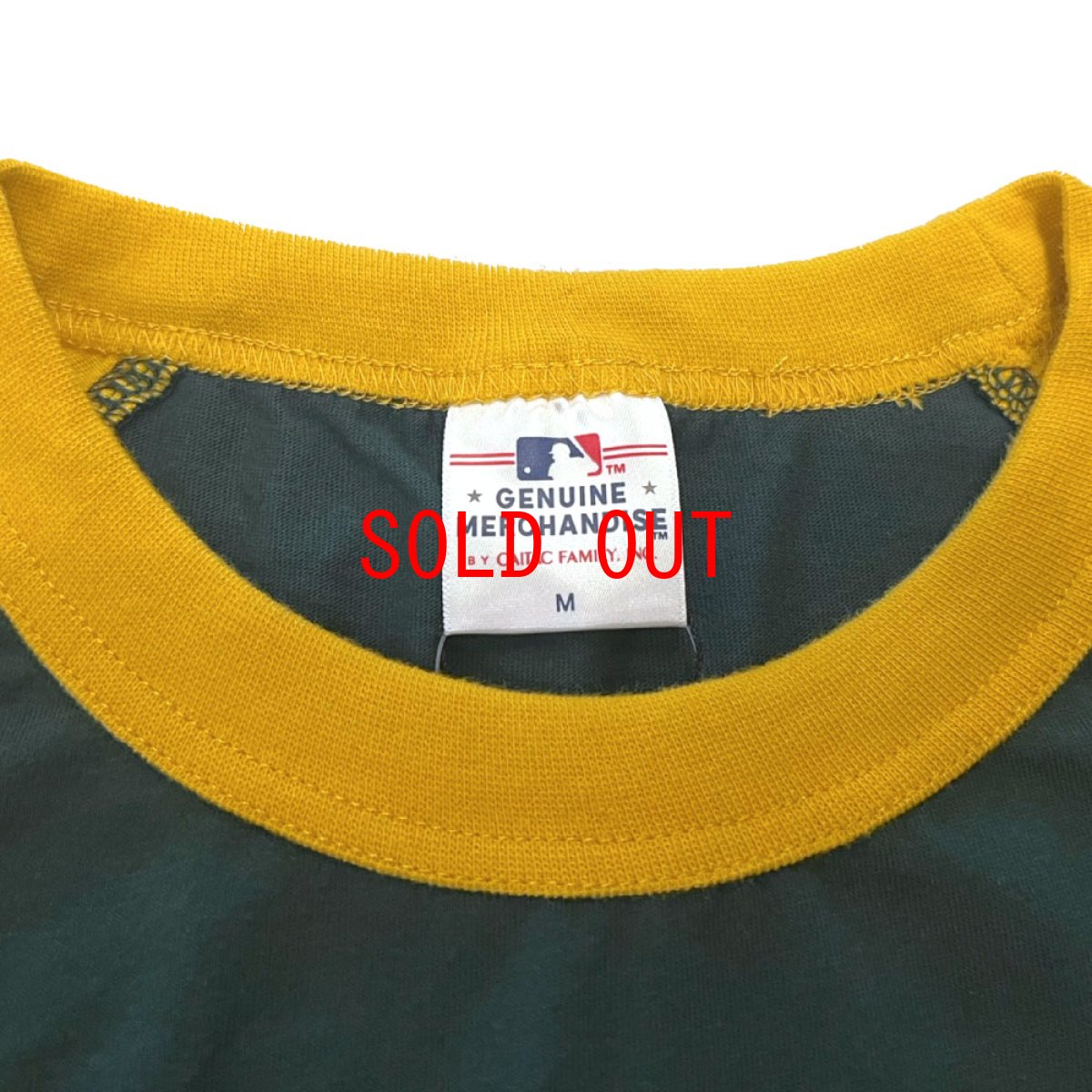 画像6: X Oakland Athletics Script Logo Raglan S/S Tee オークランド アスレチックス 半袖 ラグラン Tシャツ 公式 Official  (6)