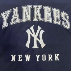 画像4: X New York Yankees embroidery Logo S/S Tee ニューヨーク ヤンキース 半袖 刺繍 Tシャツ 公式 Official  (4)