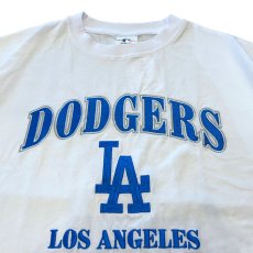 画像6: X Los Angeles Dodgers  embroidery Logo S/S Tee ロサンゼルス ドジャース 半袖 刺繍 Tシャツ 公式 Official  (6)