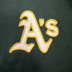 画像7: X Oakland Athletics Logo S/S Tee オークランド アスレチックス 半袖 刺繍 Tシャツ 公式 Official  (7)