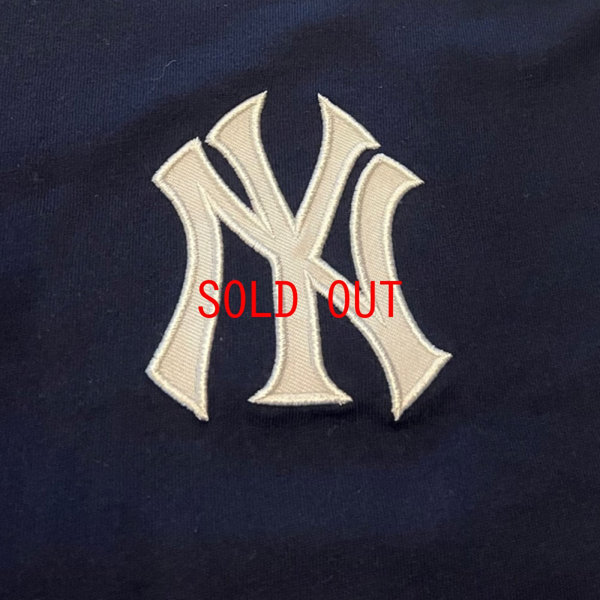 画像4: X New York Yankees Logo S/S Tee ニューヨーク ヤンキース 半袖 刺繍 Tシャツ 公式 Official  (4)