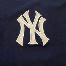 画像4: X New York Yankees Logo S/S Tee ニューヨーク ヤンキース 半袖 刺繍 Tシャツ 公式 Official  (4)