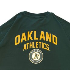 画像5: X Oakland Athletics Logo S/S Tee オークランド アスレチックス 半袖 刺繍 Tシャツ 公式 Official  (5)