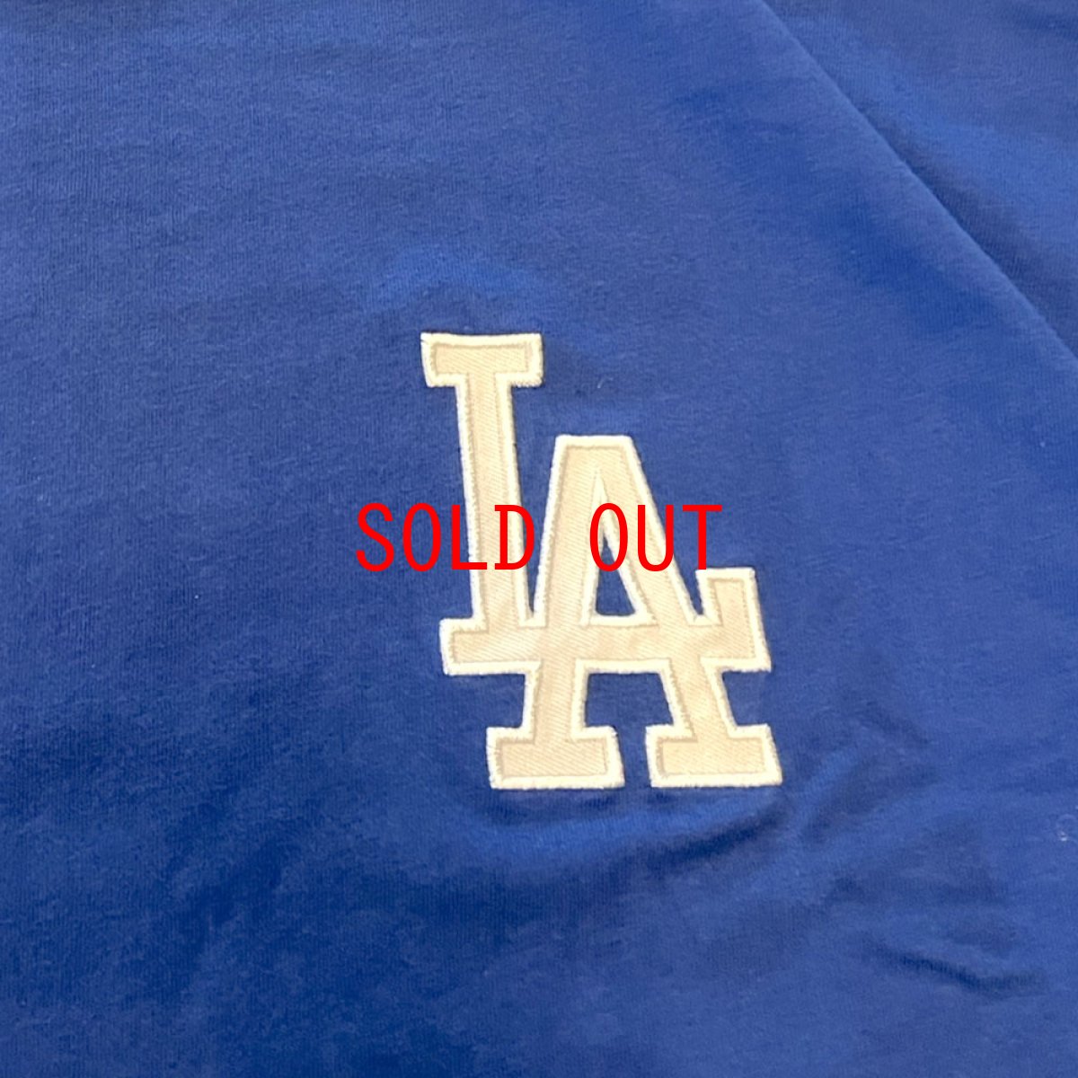 画像4: X Los Angeles Dodgers Logo S/S Tee ロサンゼルス ドジャース 半袖 刺繍 Tシャツ 公式 Official  (4)