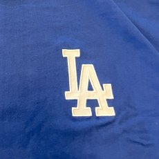 画像4: X Los Angeles Dodgers Logo S/S Tee ロサンゼルス ドジャース 半袖 刺繍 Tシャツ 公式 Official  (4)