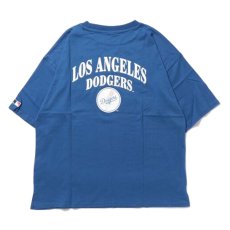 画像3: X Los Angeles Dodgers Logo S/S Tee ロサンゼルス ドジャース 半袖 刺繍 Tシャツ 公式 Official  (3)