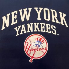 画像5: X New York Yankees Logo S/S Tee ニューヨーク ヤンキース 半袖 刺繍 Tシャツ 公式 Official  (5)