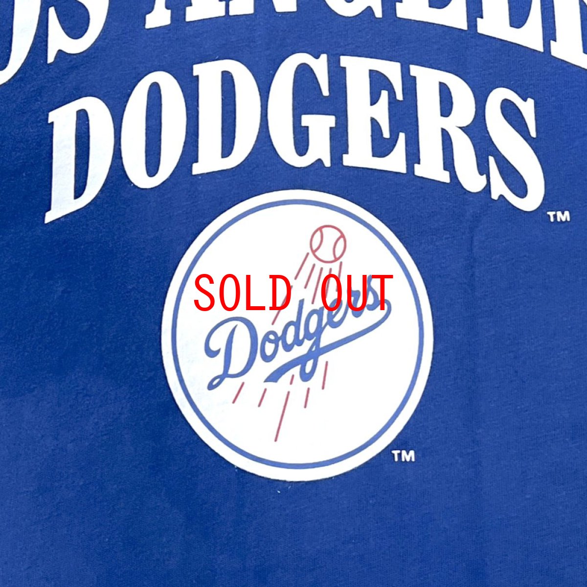 画像5: X Los Angeles Dodgers Logo S/S Tee ロサンゼルス ドジャース 半袖 刺繍 Tシャツ 公式 Official  (5)