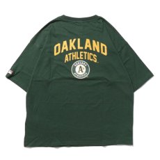 画像3: X Oakland Athletics Logo S/S Tee オークランド アスレチックス 半袖 刺繍 Tシャツ 公式 Official  (3)
