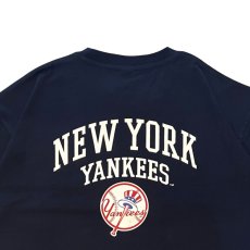 画像8: X New York Yankees Logo S/S Tee ニューヨーク ヤンキース 半袖 刺繍 Tシャツ 公式 Official  (8)