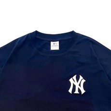 画像7: X New York Yankees Logo S/S Tee ニューヨーク ヤンキース 半袖 刺繍 Tシャツ 公式 Official  (7)