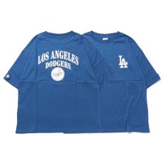画像1: X Los Angeles Dodgers Logo S/S Tee ロサンゼルス ドジャース 半袖 刺繍 Tシャツ 公式 Official  (1)