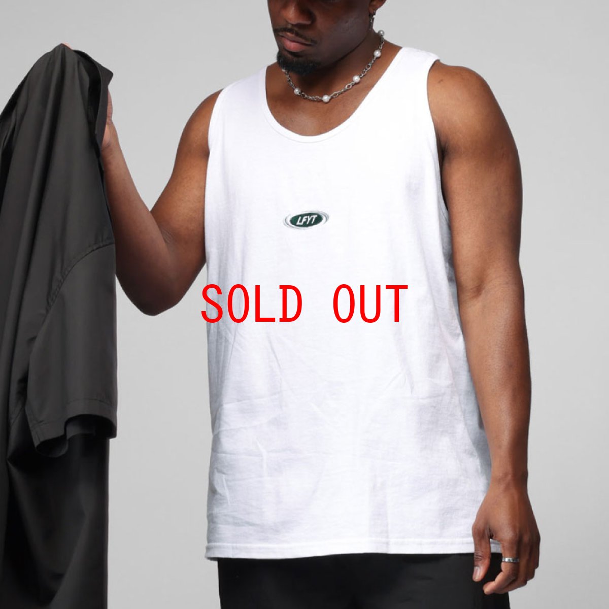 画像6: 【LFYT 沖縄 タンクトップ セレクトショップ 通販】 Oval Logo Tanktop ロゴ タンクトップ ノースリーブ (6)