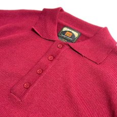 画像2: Charlie Brown S/S Knit Solid Polo Shirts チャーリー ブラウン ニット ポロ シャツ (2)