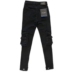 画像3: PRSTGE Zip Cargo Skinny Jeans v4 Premium Denim Pants デニム カーゴ スキニー パンツ (3)