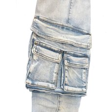 画像8: PRSTGE Zip Cargo Skinny Jeans v4 Premium Denim Pants デニム カーゴ スキニー パンツ (8)