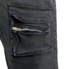 画像14: PRSTGE Zip Cargo Skinny Jeans v3 Premium Denim Pants デニム カーゴ スキニー パンツ (14)