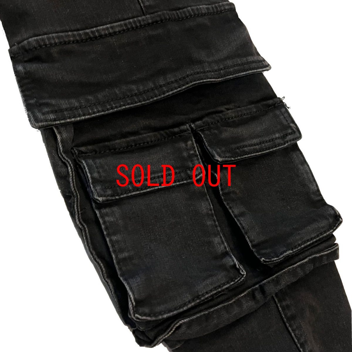 画像12: PRSTGE Zip Cargo Skinny Jeans v4 Premium Denim Pants デニム カーゴ スキニー パンツ (12)